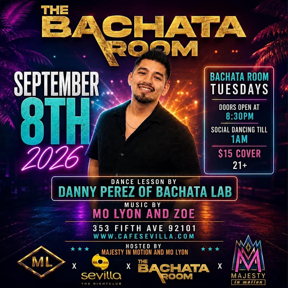 Bachata Room Tuesdays at Sevilla Nightclub — San Diego