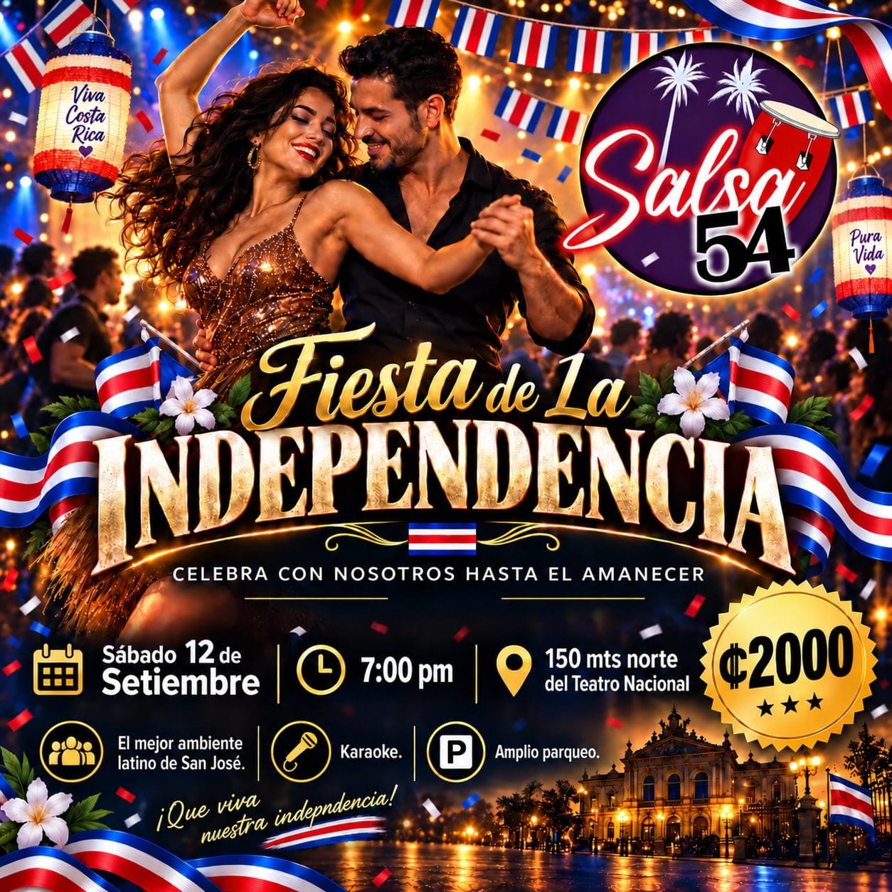 Sábado Tropical at Salsa 54 — San José