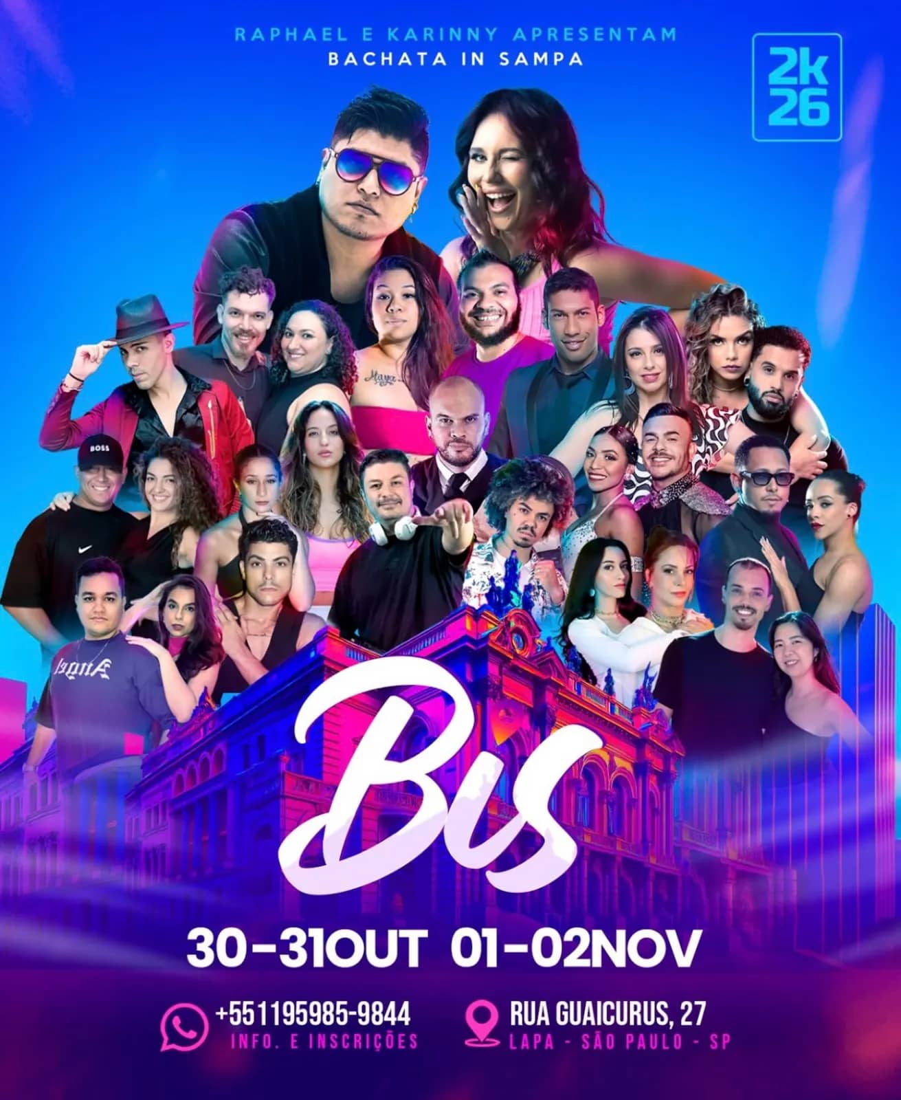 Bachata in Sampa (BiS) 2026 — São Paulo