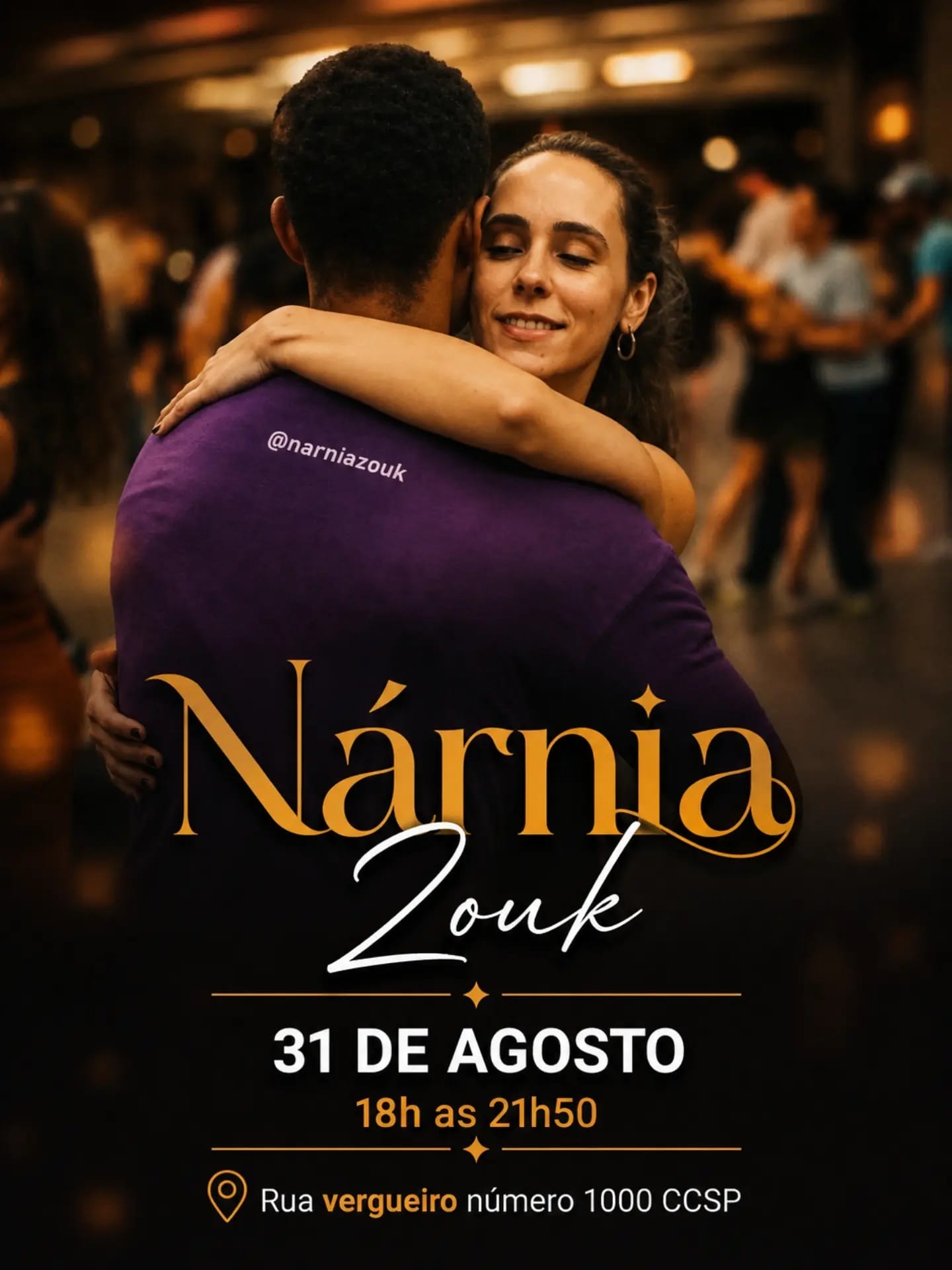 Nárnia Zouk — Baile & Treino (Mondays) — São Paulo