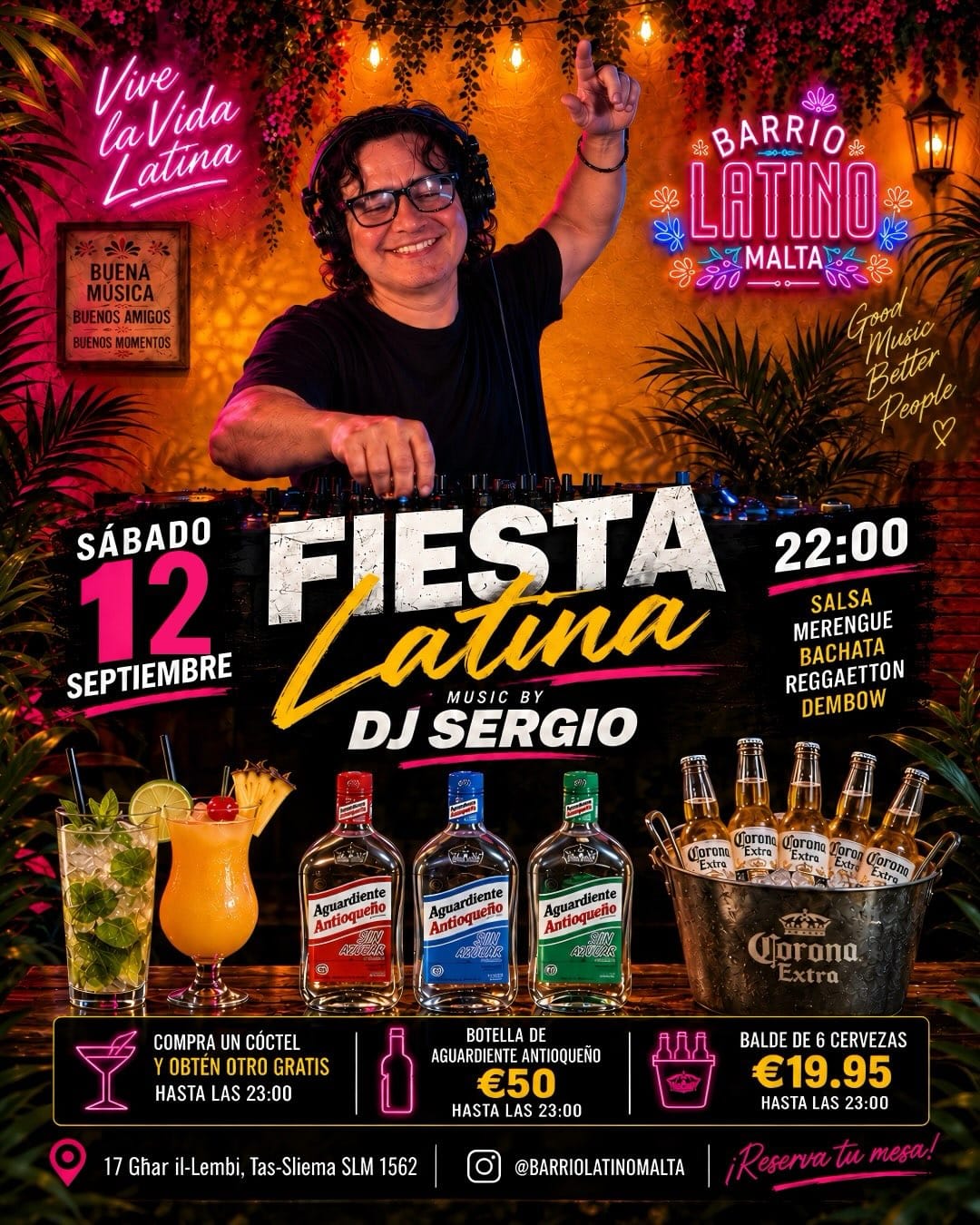 Crossover Party — Barrio Latino Malta — Sliema