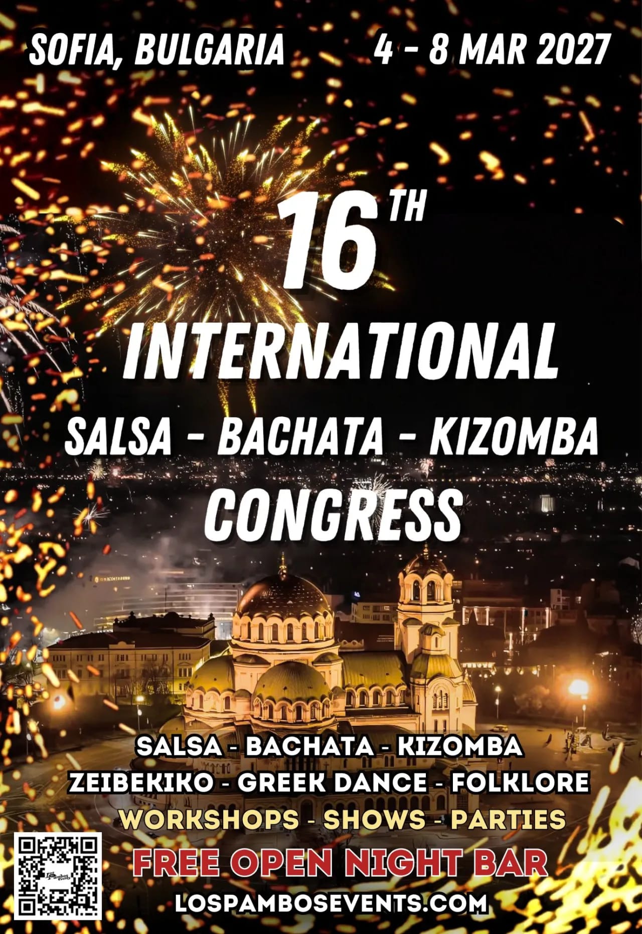16th International Salsa-Bachata-Kizomba Congress Sofia 2027 — Sofia