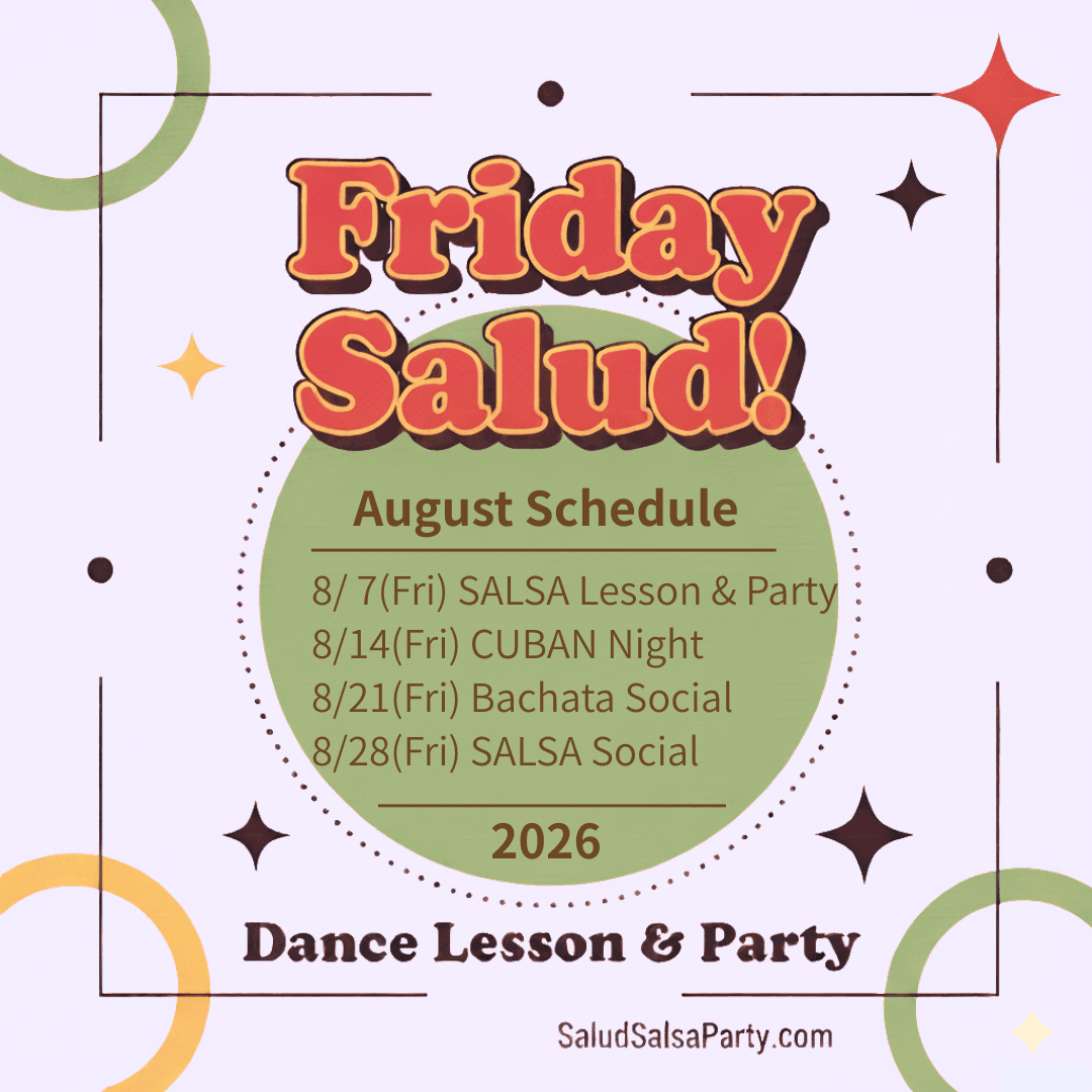 Friday Salsa & Bachata Dance Party at Salud — Taipei