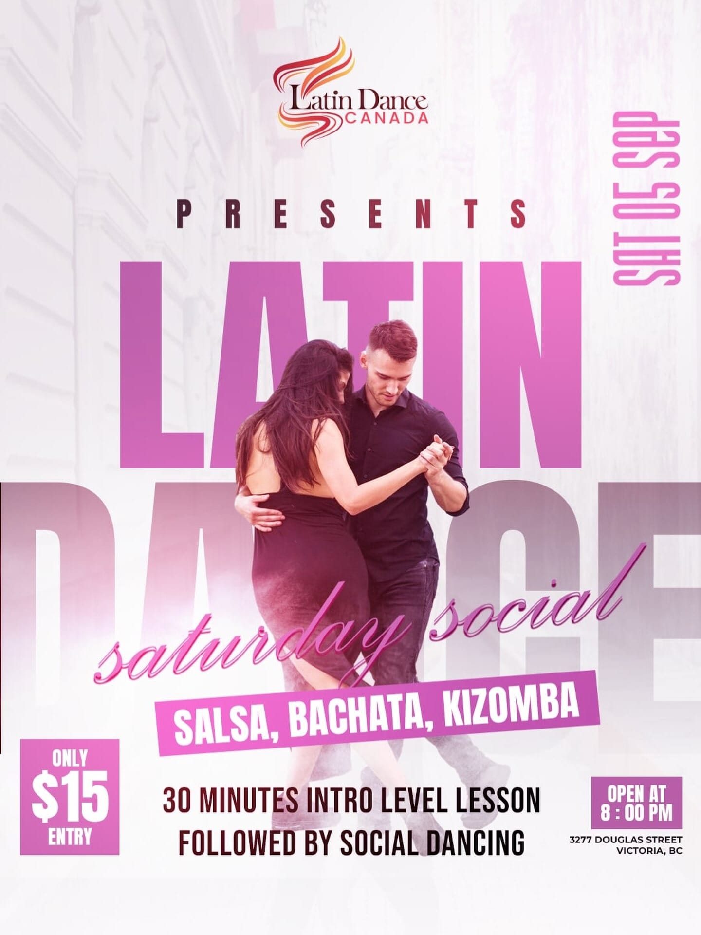 Latin Dance Canada SBK — Sep 5 leftover — Victoria