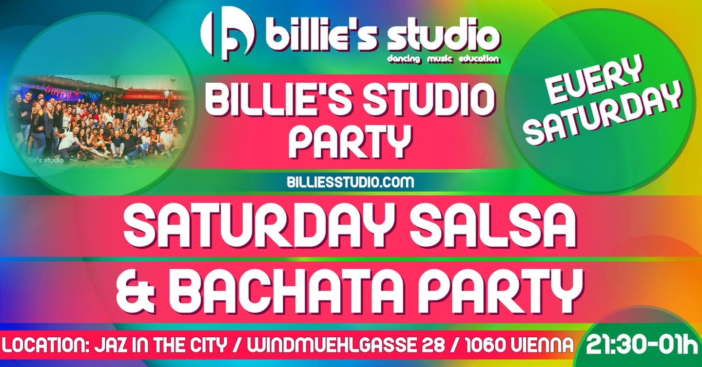 Saturday Salsa & Bachata Party by Billie's Studio — Vienna