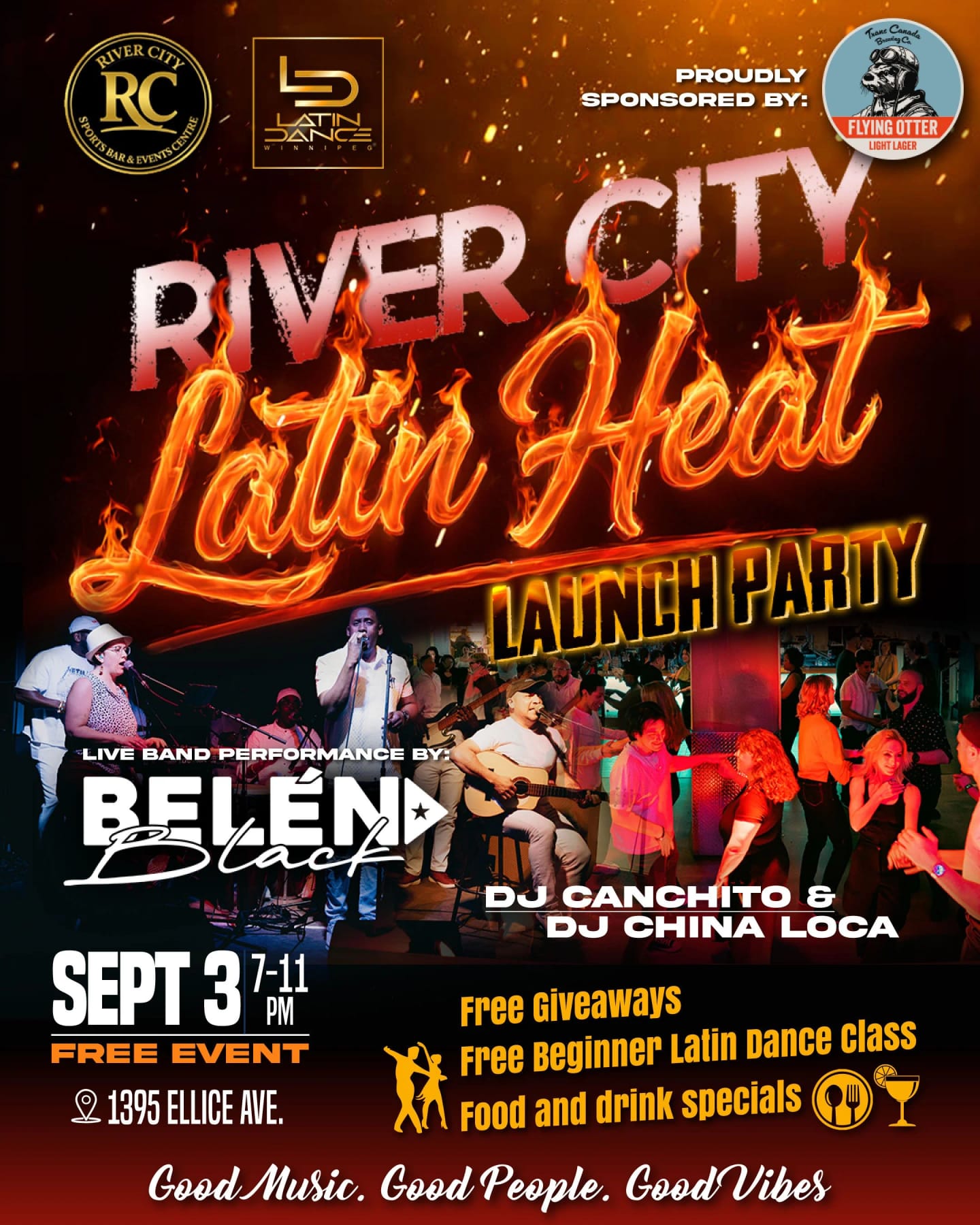 River City Latin Heat Launch Party — Sept 3 leftover — Winnipeg
