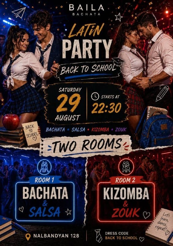 Latin Party — Baila Bachata @ Las Noches — Yerevan